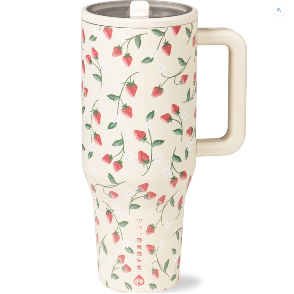HydroJug Cream Strawberry Traveler